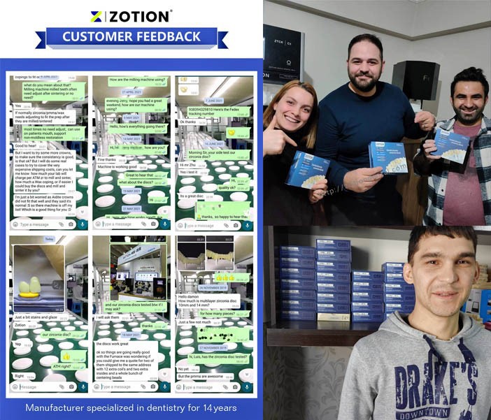 Denture Ceramic Zirconia Blank customer feedback Denture Ceramic Zirconia Blank customer feedback