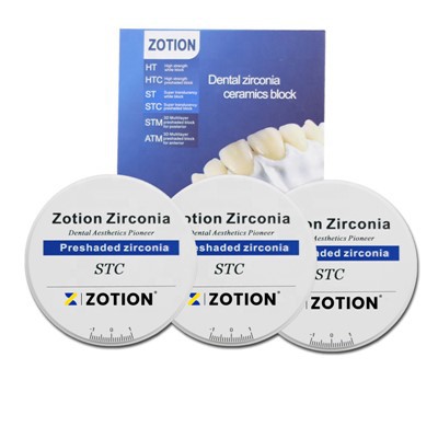 บล็อกเซอร์โคเนียทันตกรรมแบบดิจิทัล Cad Cam ของ Zotion