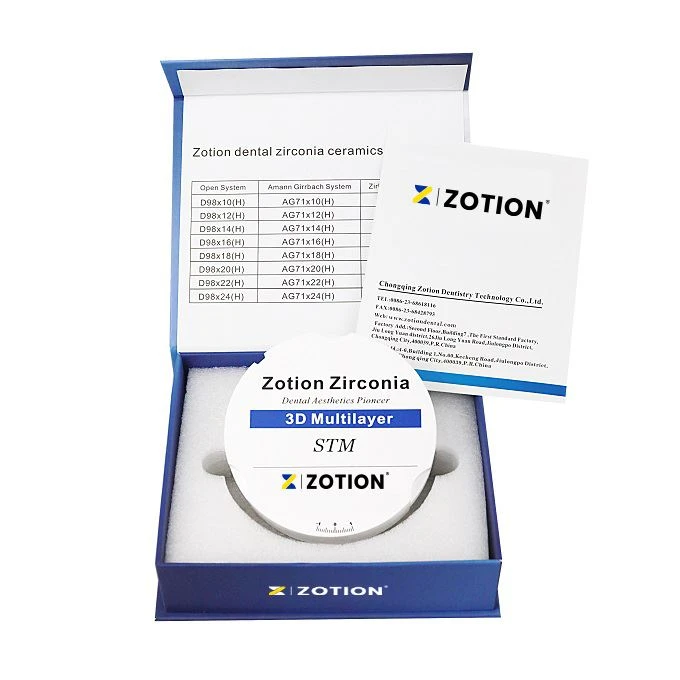 STM Posterior 3D Multilayer Zirconia Block