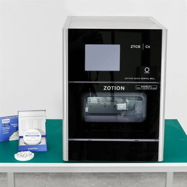 5 Axis Dentaire Cad Cam Dental Milling Machine Fresadora Lab Dental Cadcam Zirconia 5 Axis Milling Machine